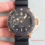 Swiss Copy Panerai Luminor 1950 Submersible Rose Gold Watch PAM684